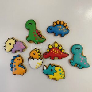 Mini Dinosaur Sugar Cookies