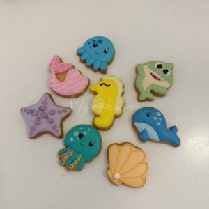 Mini Sea Creature Sugar Cookies