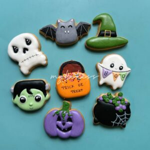 Mini Halloween Sugar Cookies